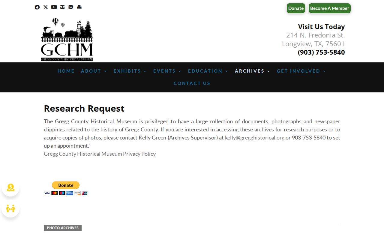 Longview city directory historical archive access information